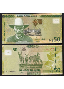 NAMIBIA 50 Dollars 2016 Fior di Stampa